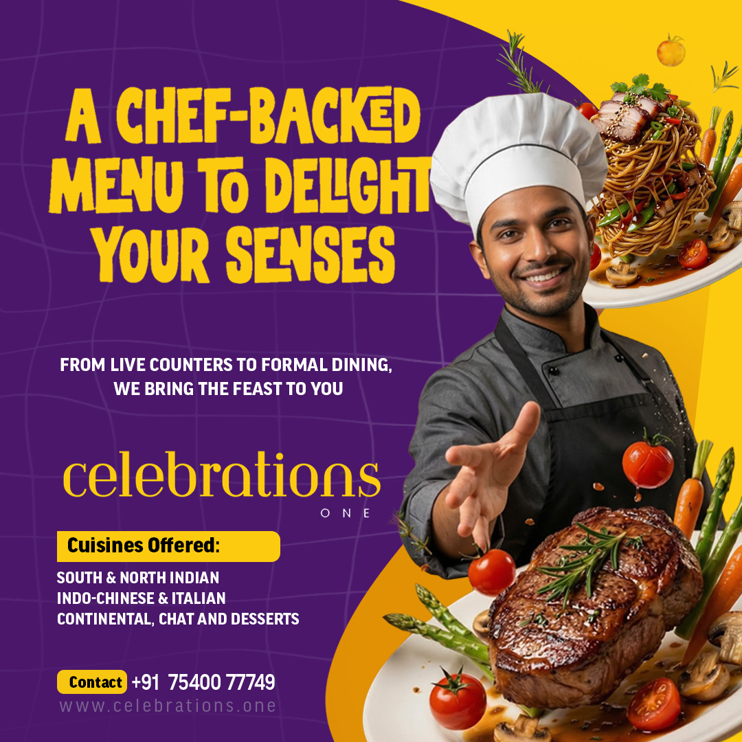 Celebration dining table arrangement